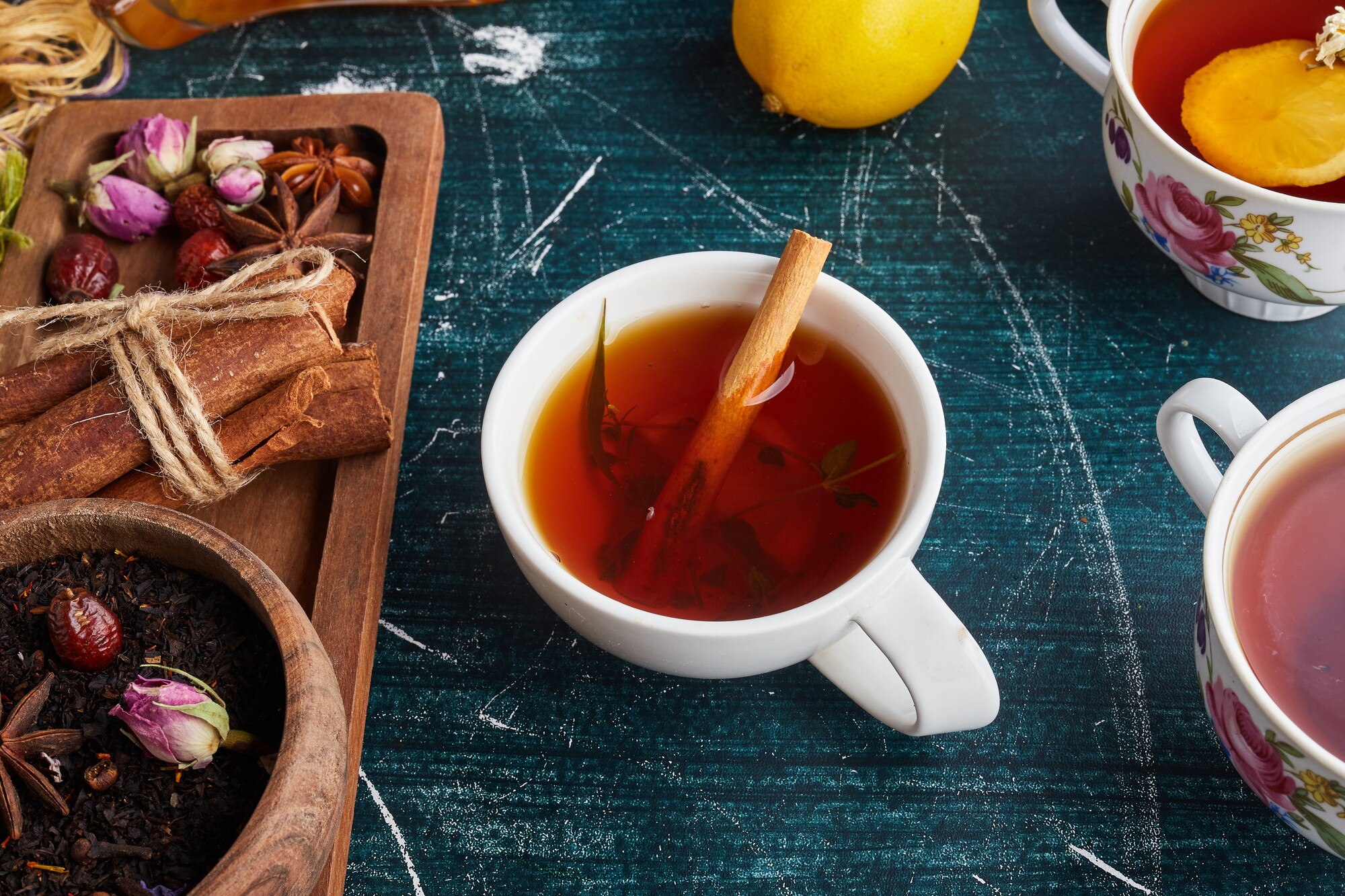 Taza de té e infusión